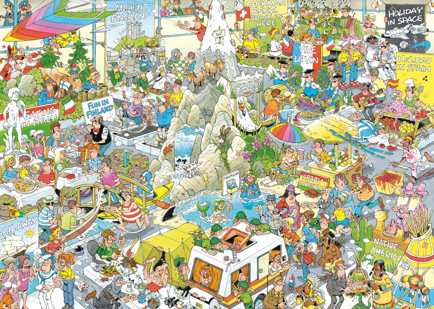 Jan Van Haasteren The Magic Fair Jigsaw Puzzle 1000 Pieces 